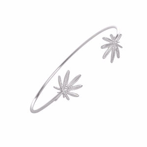 Maple Leaf Cuff Bangle