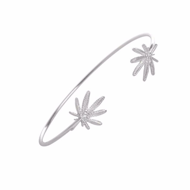 Maple Leaf Cuff Bangle