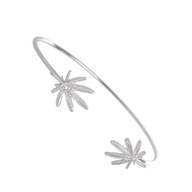 Maple Leaf Cuff Bangle